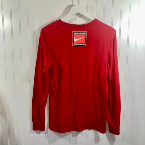SOLD! Ⓜ️Nike Men's The Ohio State Buckeyes Retro Pack Long Sleeve Tee Sz S - Picture 2 of 10